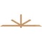 Ekena Millwork Kennewick Timber Gable Bracket, Western Red Cedar, 96"W x 28"H x 3 1/2"D x 3 1/2"F, 7/12 Pitch GBW096X28X0404KEN00SWR - alternate 1